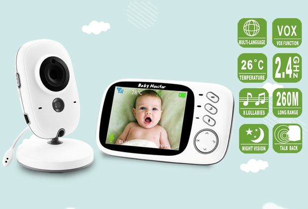 Baby Monitor Temperature Audio - Cuddly Kid Official