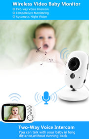 Baby Monitor Temperature Audio - Cuddly Kid Official